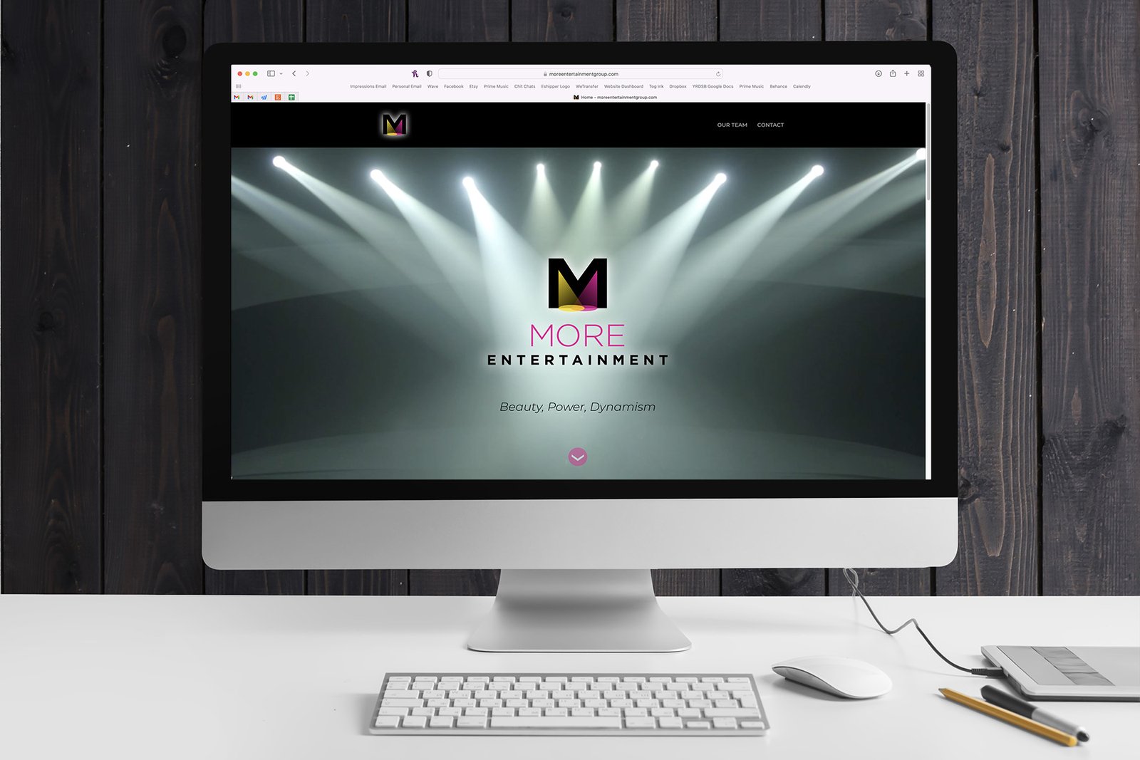 More Entertainment Website - Website Design Services for Small Businesses