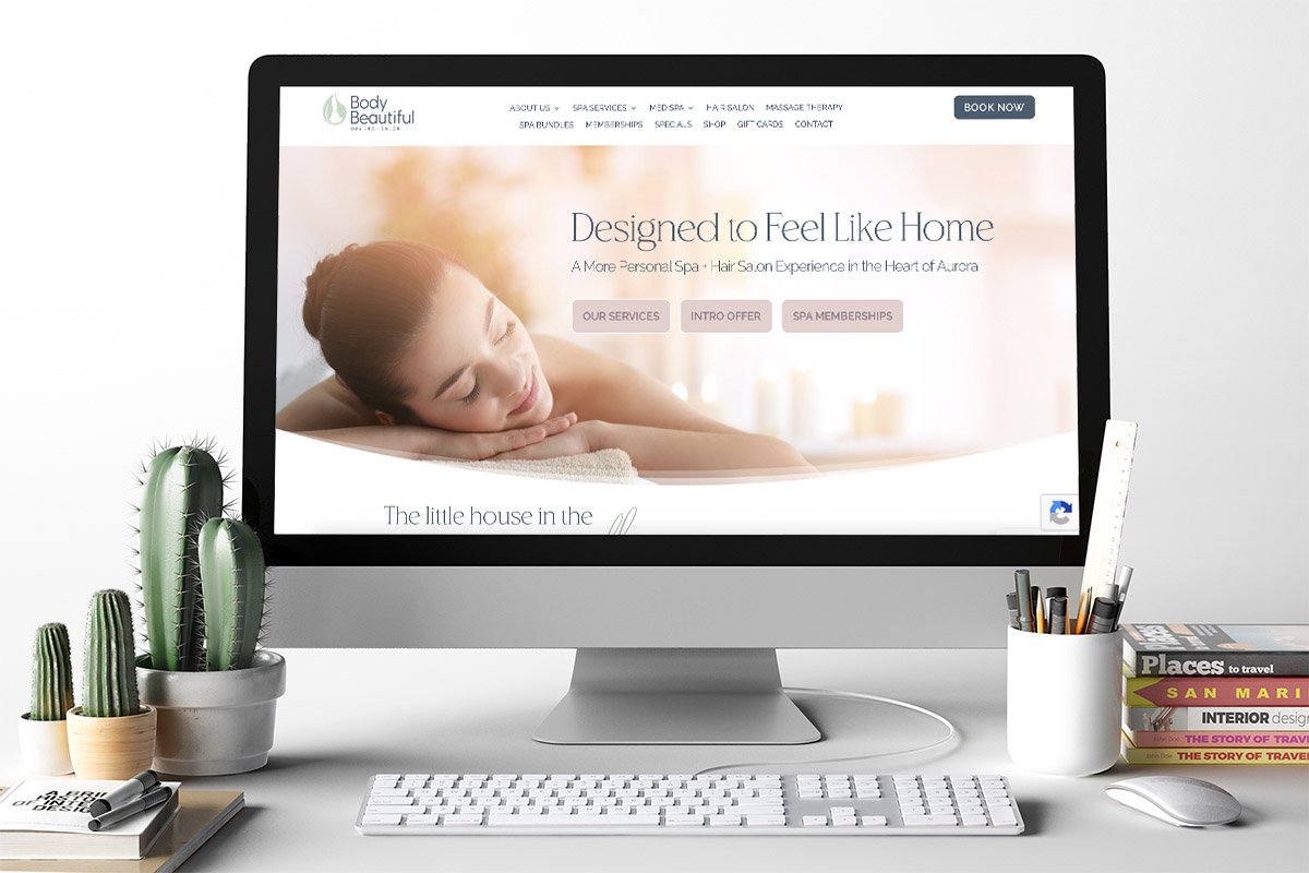 Website Design - Body Beautiful Day Spa + Salon