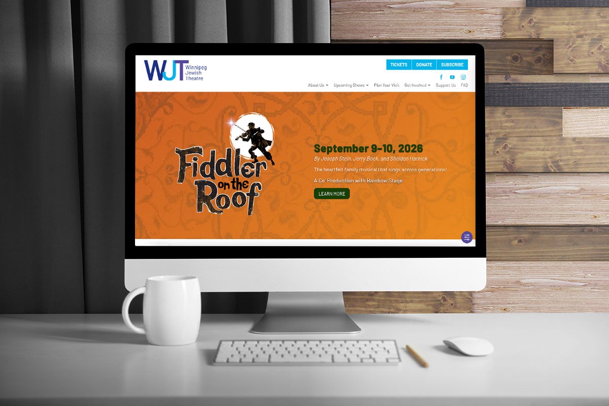 Website Design - Winnipeg Jewish Theatre