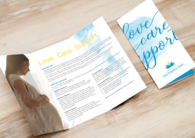 Graphic Design - Crisis Pregnancy Centre Brochure